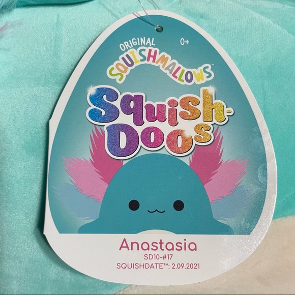Toys Squishmallow Anastasia The Axolotl 14 Inch Squishdoo Plush New